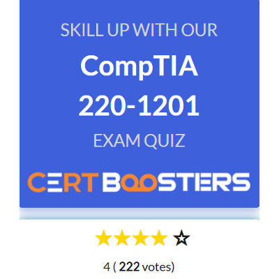 CompTIA A+ Certification Core 1 220-1201 Exam Questions & Answers icon