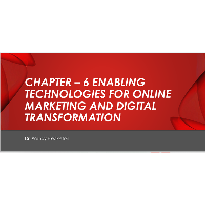 Enabling Technologies for Online Marketing and Digital Transformation icon