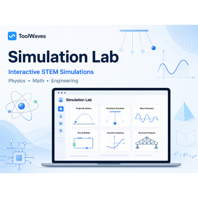 Simulation Lab – Interactive STEM Simulations for Physics, Math, and Engineering icon