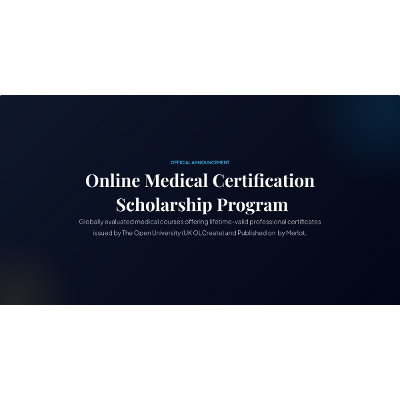 Online Medical Certification Scholarship Program