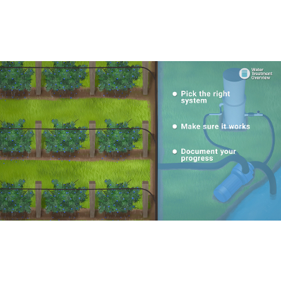 Irrigation Training Modules: Water Treatment Systems for Pre-Harvest Use