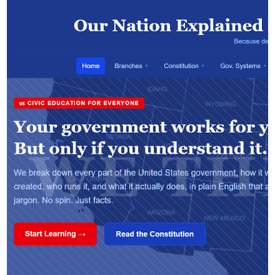 We The People, Plain-English Guides to US Government icon