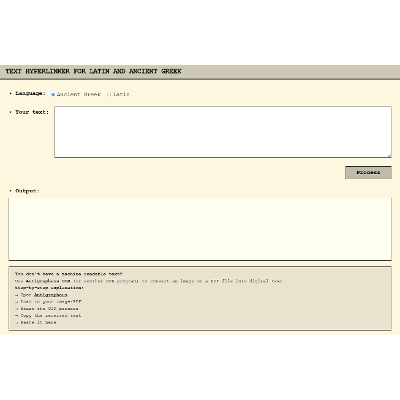 Text Hyperlinker for Latin and Ancient Greek icon