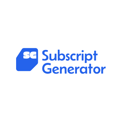 Free Subscript and Superscript Generator (Unicode Copy Paste) icon