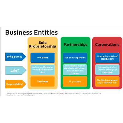 Business Entities Infographic