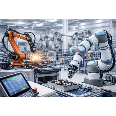 Industrial Robotics Explained: Automation, Cobots &amp; Smart Manufacturing Systems icon