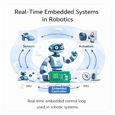 Real-Time Embedded Systems in Robotics: Deterministic Execution, RTOS Kernels, and Hardware Control Loops icon