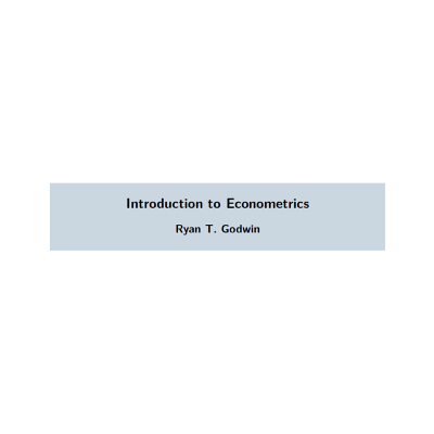 Introduction to Econometrics icon