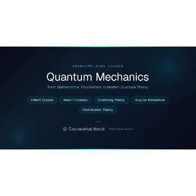 Quantum Mechanics - Free Graduate-Level Course