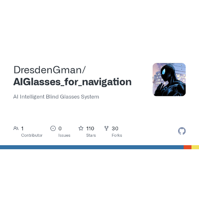 Low-cost AI navigation glasses — bilingual build guide for assistive makers icon