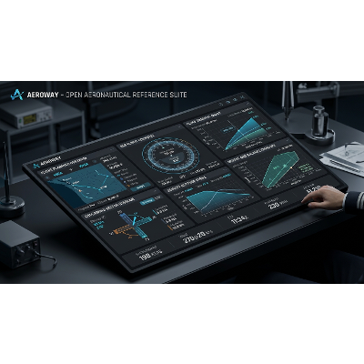 Aeroway: Open Aeronautical Engineering, Flight Planning & E6B Computational Suite icon