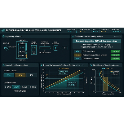 EVSE Continuous-Duty Terminal Benchmark — PowerLab icon