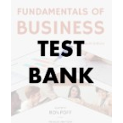 Test bank for Fundamentals of Business 4e (2026)