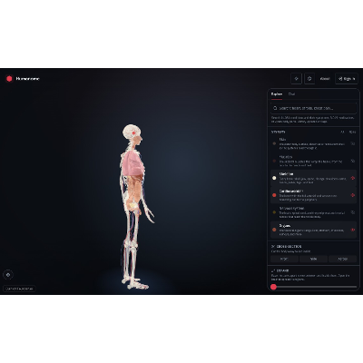 Humanome: interactive 3D atlas of the human body