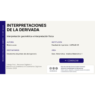 Interpretaciones de la derivada