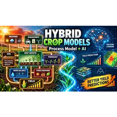 Hybrid Crop Models – Combining Process Models and Machine Learning icon