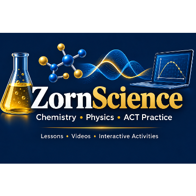 ZornScience: High School Science Lessons and Interactive Practice icon