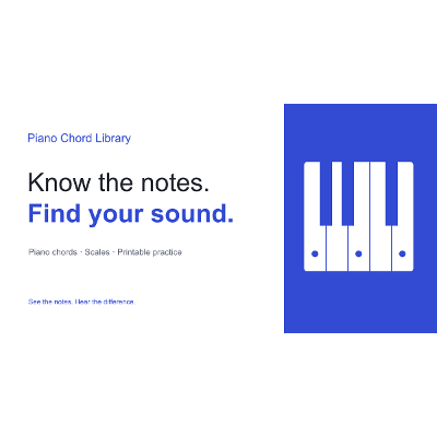 Piano Chord Library