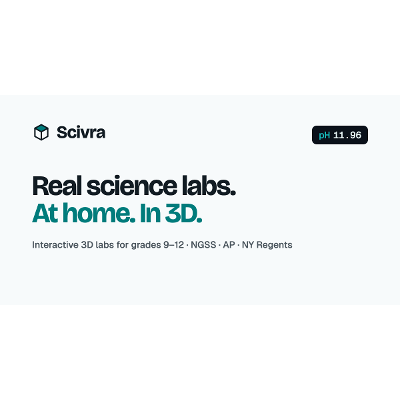 Scivra — Interactive 3D Science Labs icon
