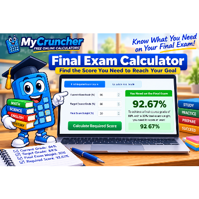 Final Exam Calculator: Find the Score You Need to Reach Your Goal icon