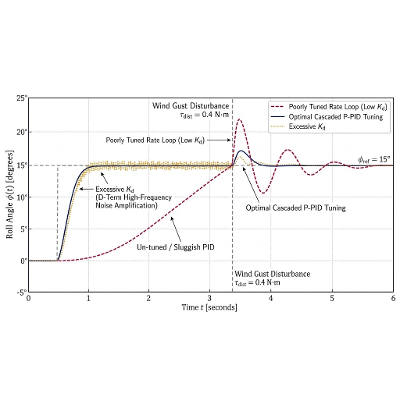 Multirotor Drone Dynamics & Control: 6-DOF Equations & Cascaded PID icon