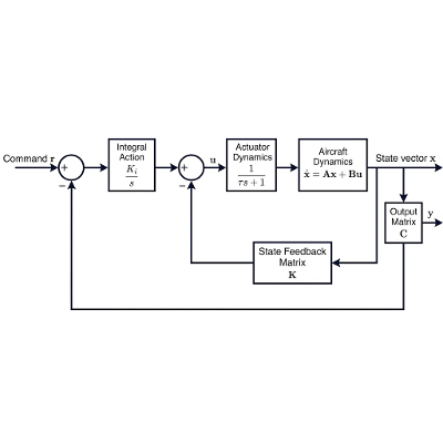 Flight Control Law Design: Pitch Dampers, SAS & Control Laws icon