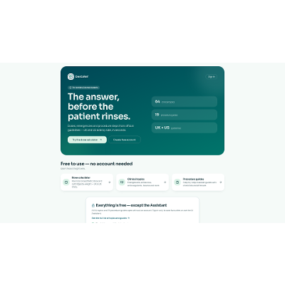 DentaRef — Free Dental Clinical Reference and Local Anaesthetic Dose Calculator icon