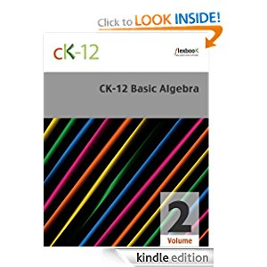 CK-12 Basic Algebra, Volume 2 Of 2 icon
