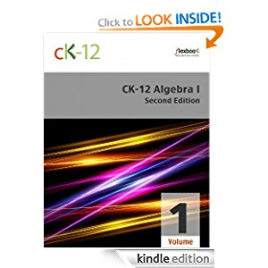CK-12 Algebra I - Second Edition, Volume 1 Of 2 icon