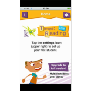 K12 Timed Reading Practice Lite App for iOS