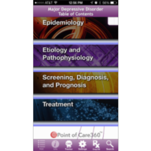 Major Depressive Disorder (MDD) @Point of Care™ App for iOS