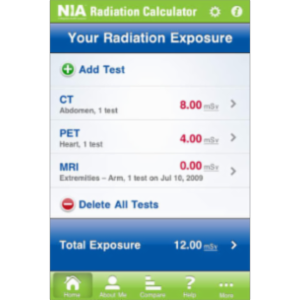 Radiation Calculator App for iOS icon