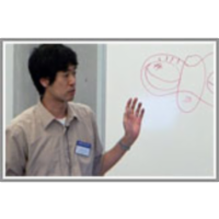 Effect of strong confinement on defect structures of cholesteric blue phases icon