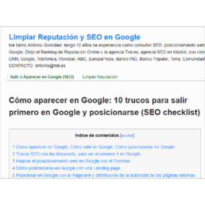 Como aparecer en Google